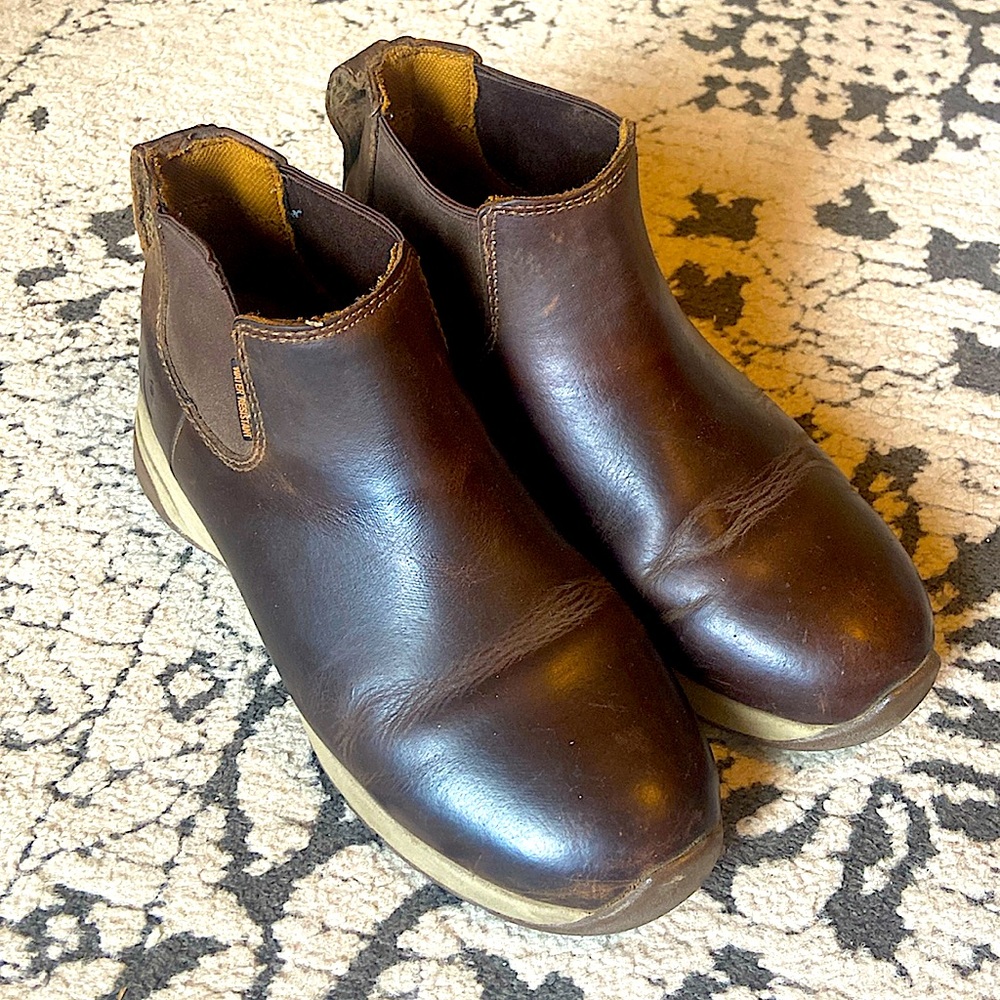 Carhartt 40.5 Brown Slip On Romeo Nano Comp Toe